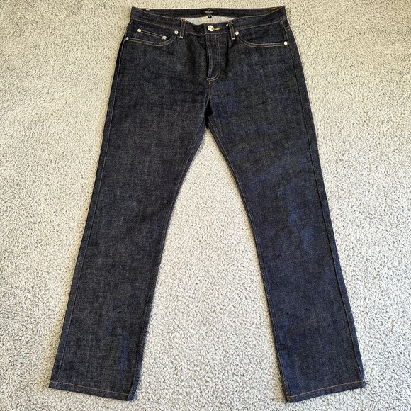 A.P.C. Jeans Apc Jeans Mens 32 Raw Denim New Cure H Jean Tres